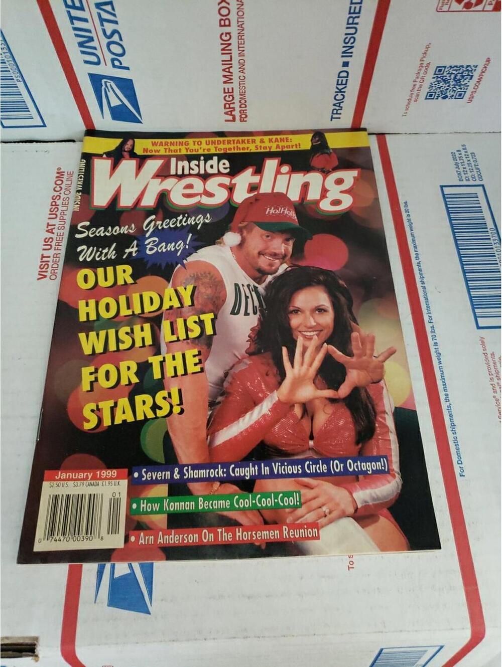 Inside Wrestling Magazine January 1999 Diamond Dallas Page Kimberly ~ Cb51